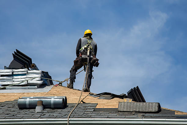 Professional Roof Replacement technician working in Harmony, PA